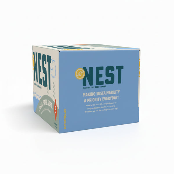 Chlorine-free Nest baby diapers